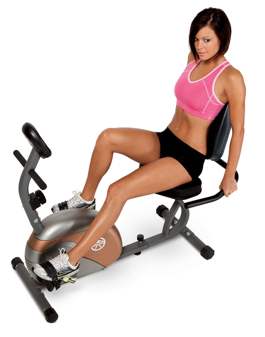 ME709 Bicicleta De Ejercicio Magnética Reclinable Ciclismo Equipo De Gimnasio Para El Hogar