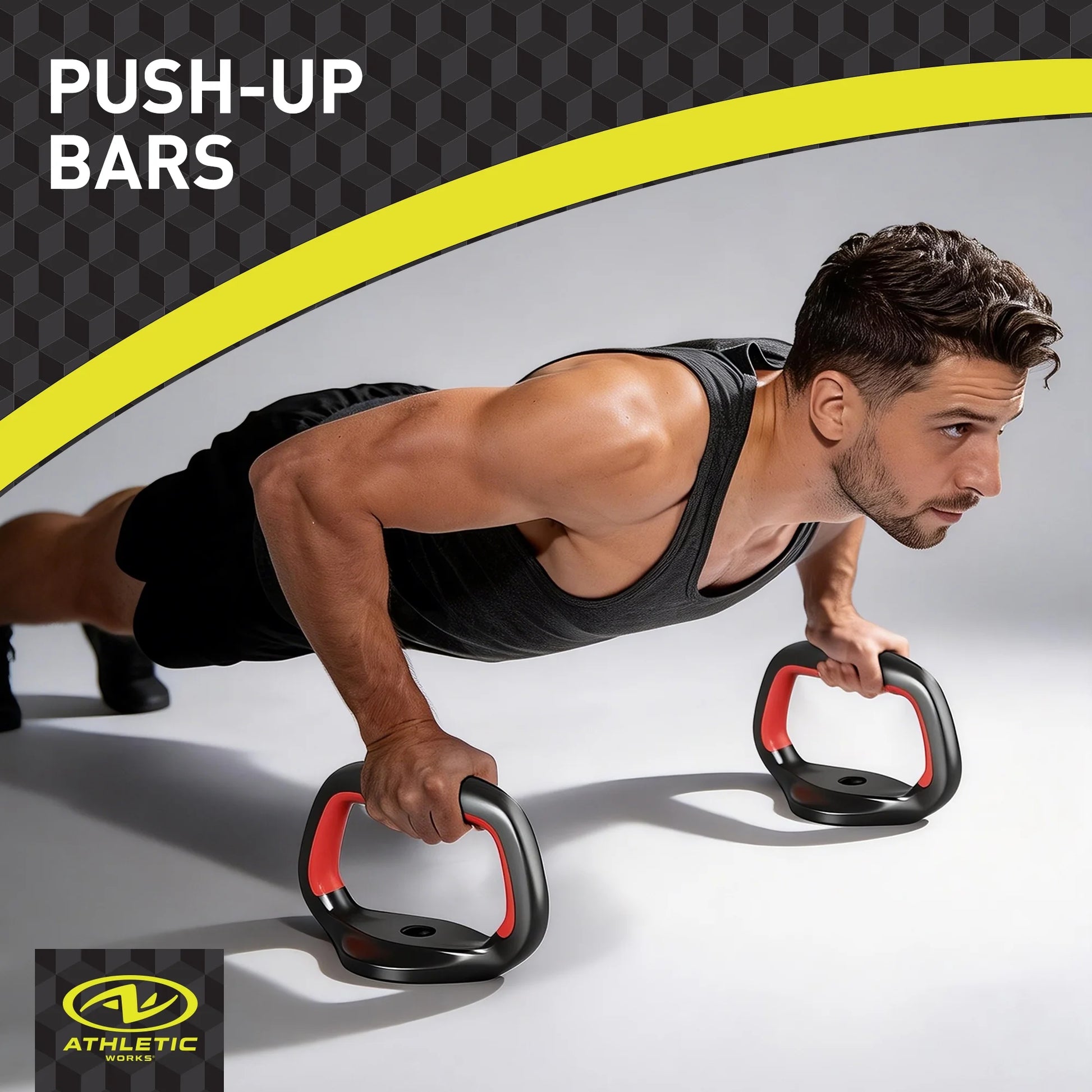 Juego De Mancuernas Ajustables 5 En 1 De 40 Lb, Ejercicios De Fitness Para Gimnasio En Casa, Negro, Orificios De 1 Pulgada Se Ajustan a Barra De Tamaño Estándar